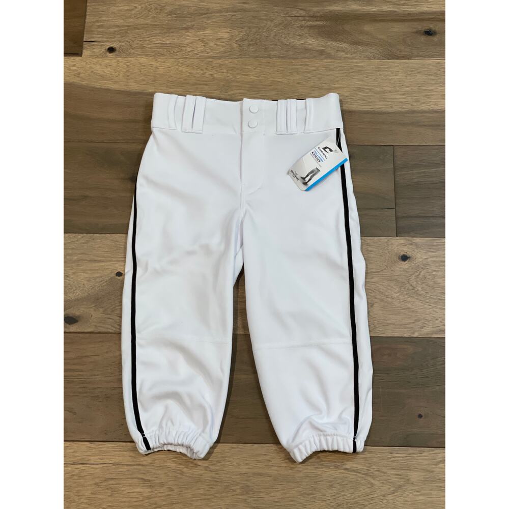 CHAMPRO Triple Crown Baseball Knickers – White – Size Youth M (NWT)